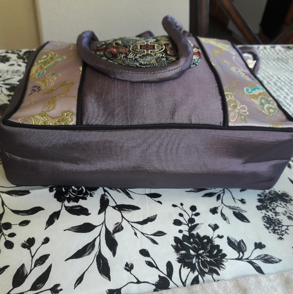 Purple Asian Inspired Purse - Picture 3 of 7